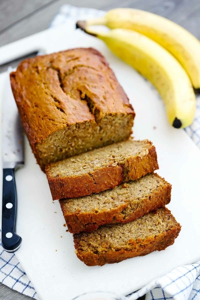 vegan banana bread selber machen schnelle rezepte bananenkucehn kuchen mit bananen