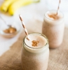 0 protein shake zum abnehmen selber machen eiweißshake rezept mit bananen und zimt gesund leben