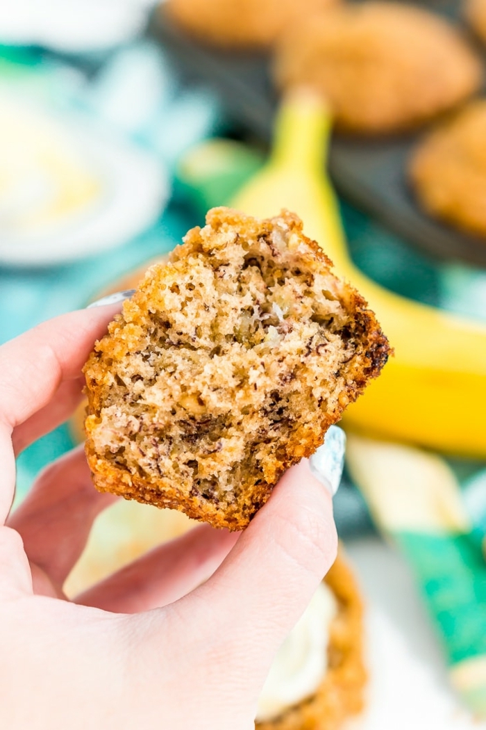 bananenmuffins ohne zucker gesunde cupcakes für kinder kinderparty essen partyssen