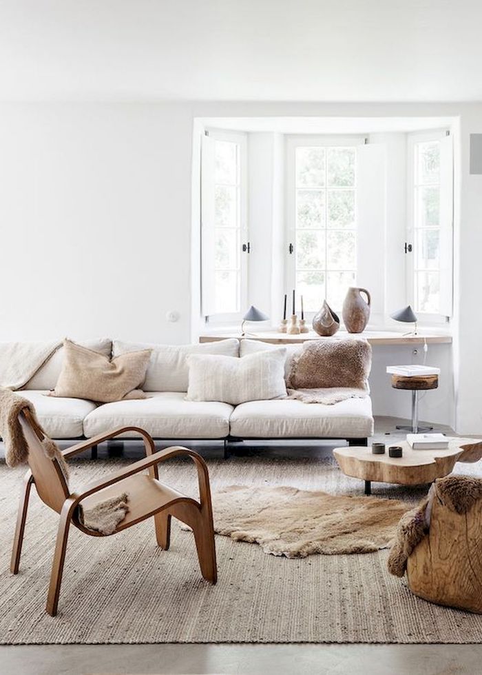 gemütliche inneneinrichtung im skandinavischen stil neutrale farben mit holztönen schwedische möbel interior desing inspo