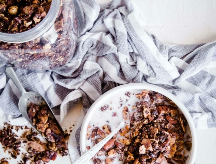 knuspermüsli selber machen die besten müslirezepte gesundes frühstück granola mit schokolade