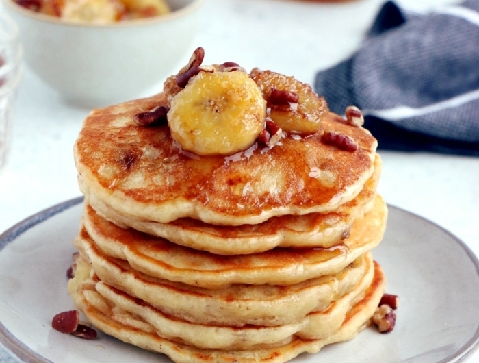 pancakes mit banane pfannkuchen die besten rezepte frühstücksideen amerikanisches frühstück bananenpfannkuchen