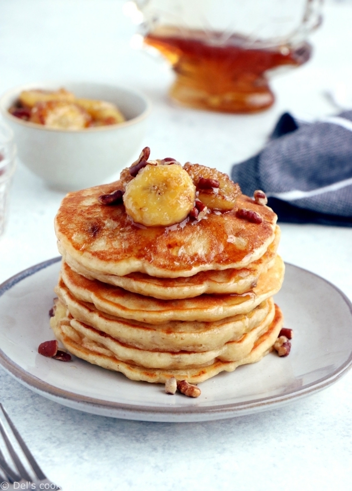 pancakes mit banane pfannkuchen die besten rezepte frühstücksideen amerikanisches frühstück bananenpfannkuchen