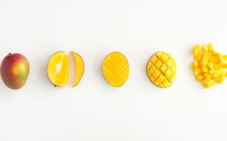 wie kann man eine mango schneiden schritt für schritt eine reife mango ein mango igel