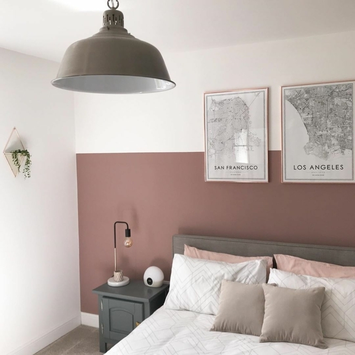 farbe malve kombinieren passende nuancen schlafzimmer weiß mauve und grau schlafzimmergestaltung