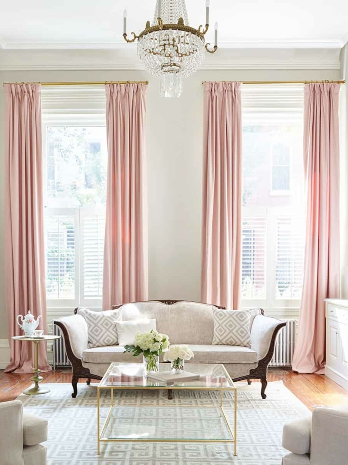 farbe malve stilvolle eirncihtung wohnzimmereinrichtung in weiß und mauve moderner vintage stil