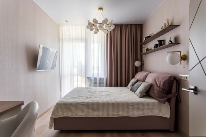 farbe mauve schlafzimmer eirncihten kleines zimmer gestalten schlafzimmergestaltung wandfarben trends