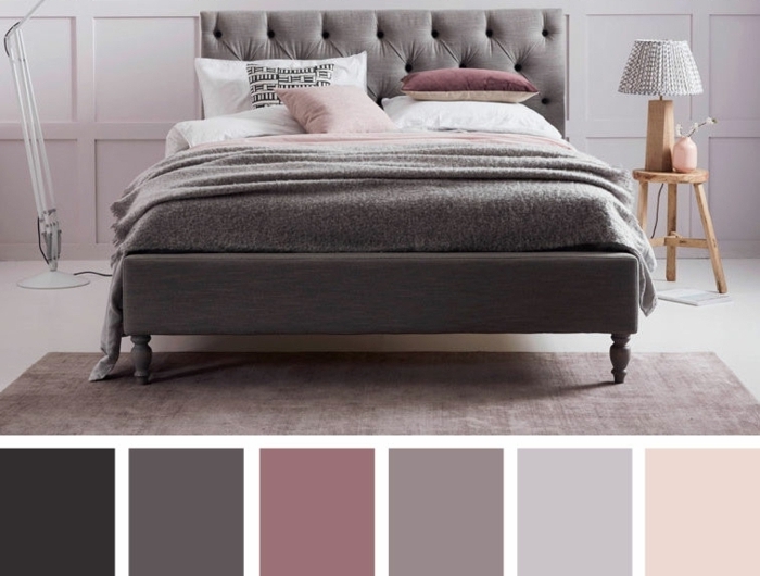 farbe mauve wohnung einrcihten und dekroieren schlafzimmer gestalten lila farbpalette
