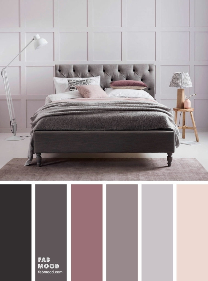 farbe mauve wohnung einrcihten und dekroieren schlafzimmer gestalten lila farbpalette