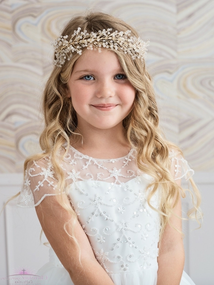 Kommunion Frisur Mit Kranz : Hairstyles For First Holy Communion Short Hair