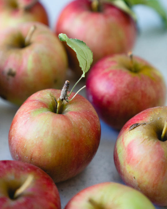 viele große apfelsorten die sich für die zubereitung des apple crumble eignen
