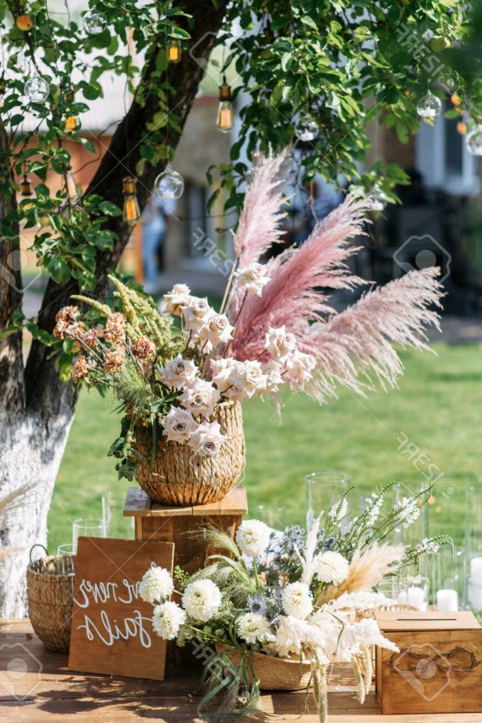 0 pampasgras deko hochzeit frühlingsdeko ideen gartenhochzeit hochzeitsdeko mit blumen frische blumendeko