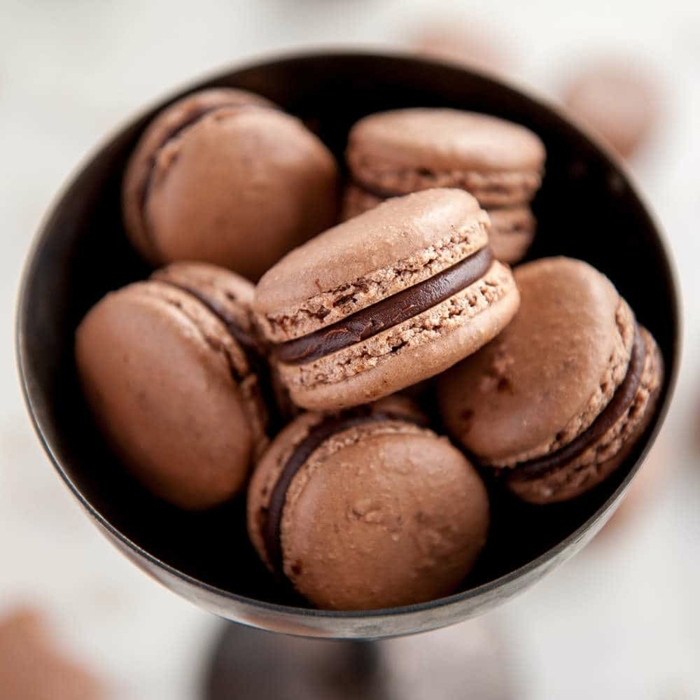5 macarons selber backen backrezepte mit schokolade französiche gebäcke mit kakao makaronen rezepte