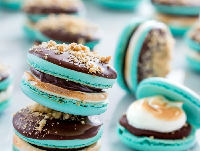 6 wie macht man macarons schritt für schritt zuberietung smores makaronen rezept mit schokolade und meringuen creme