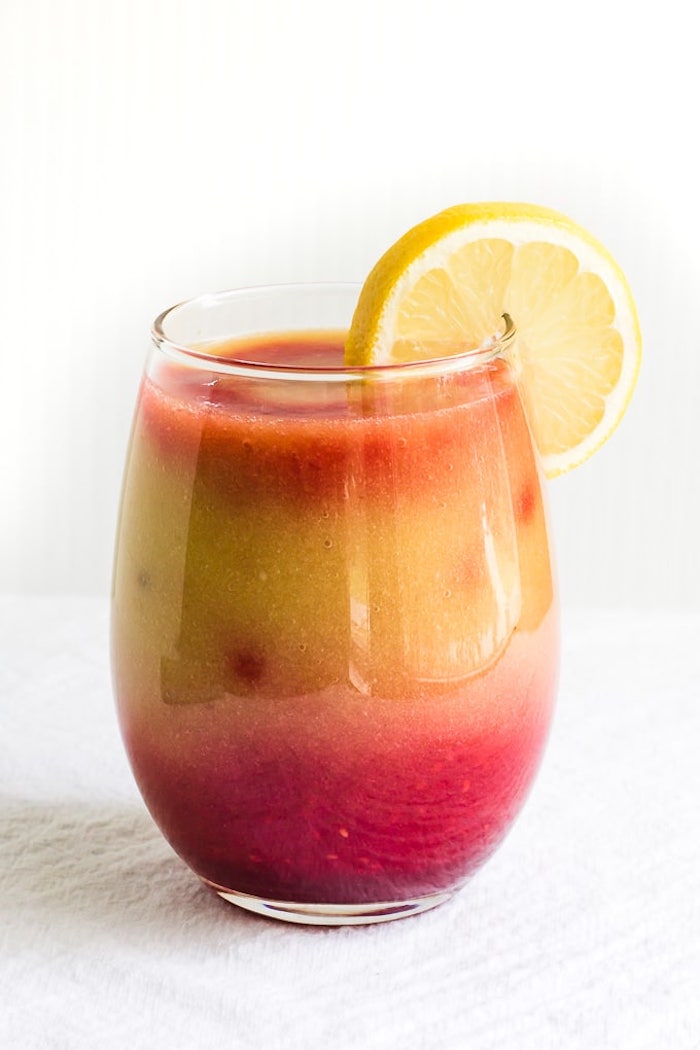 detox smoothie rezepte exotische smoothie mit erdbeeren orangen und zitronen