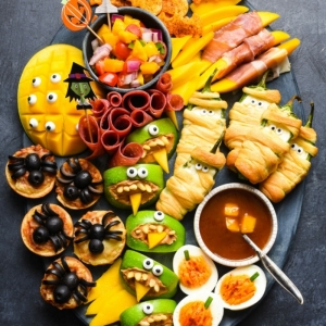 Ideen für Halloween Rezepte für Kinderparty