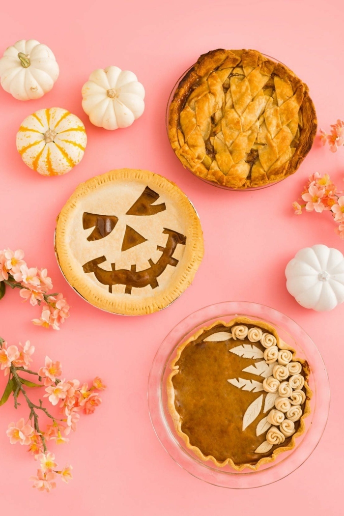 halloween essen party mini pumpkinpies pies selber machen kürbispies rezepte mit kürbis