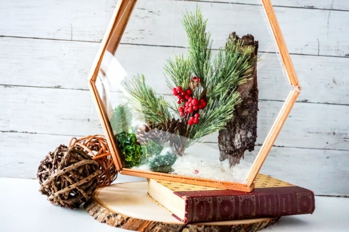 bastelideen für weihnachten zum verschenken festliche dekoration diy deko für den winter winterdeko selbstgemacht