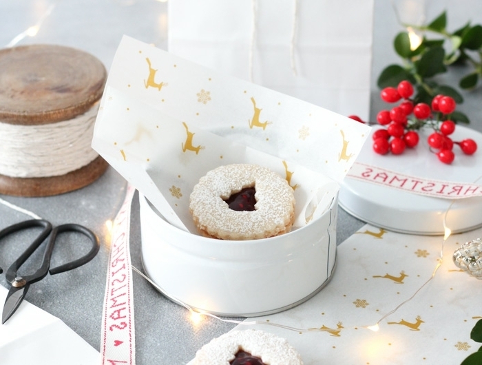 bastelideen für weihnachten zum verschenken selbstgemachte geschenke aus der küche weihanchtsplätzchen mit marmelade