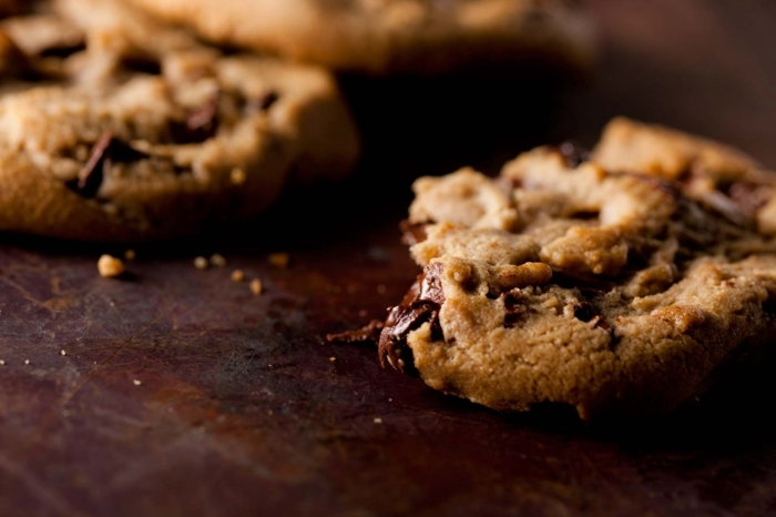 cookies mit weniger kalirien schokoladen kekse gesund low carb rezept mit schokochips