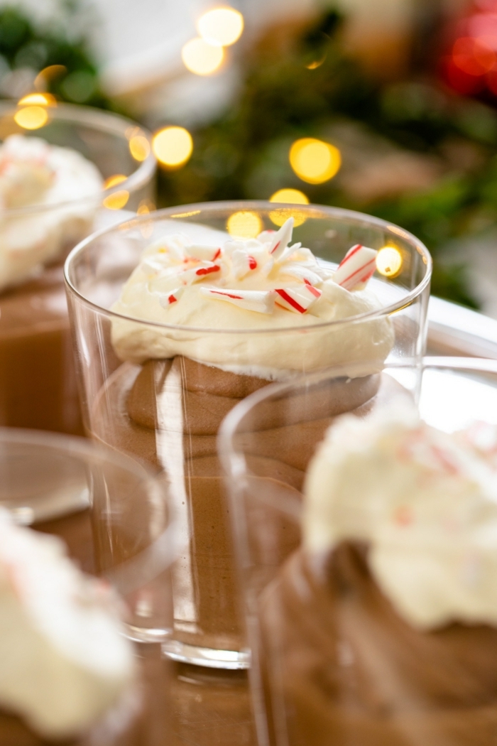 dessert weihnachten im glas einfaches nachtisch rezept nachspeise schokpudding pudding selber machen