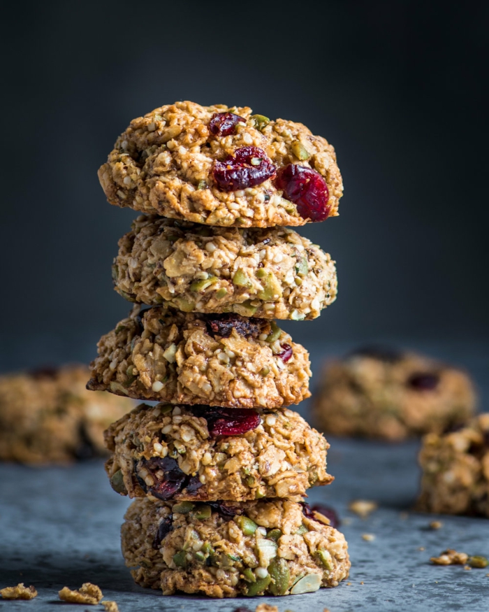 low carb cookies mit haferflocken cranberries kekse mit wenig kalorien rezepte machen