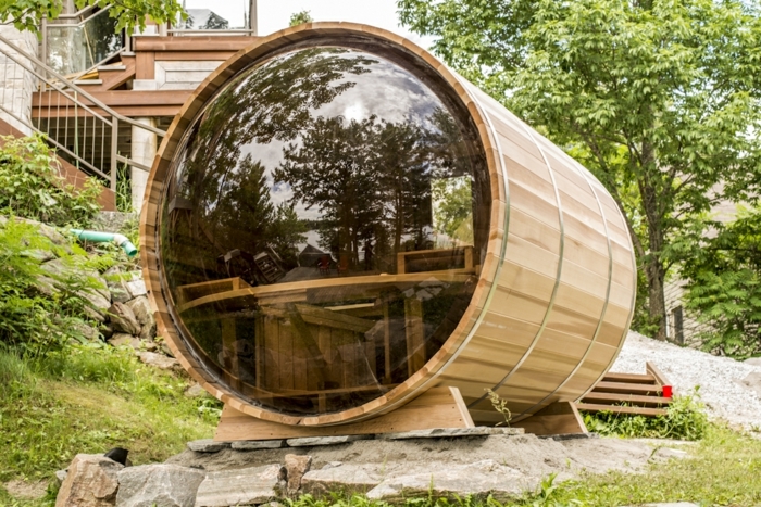 moderne sauna im garten auswahl der richtigen gartensauna