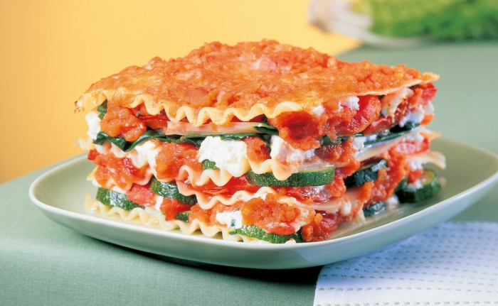 rezepte mangold italienisch lasagna zucchini mangold und paprika