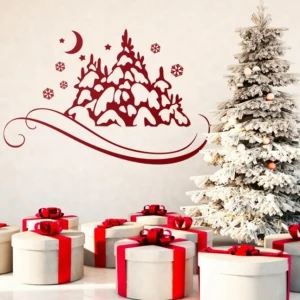 wandtattoo weihnachten dekoration ideen web wandtattoo com wohnung dekorieren ideen