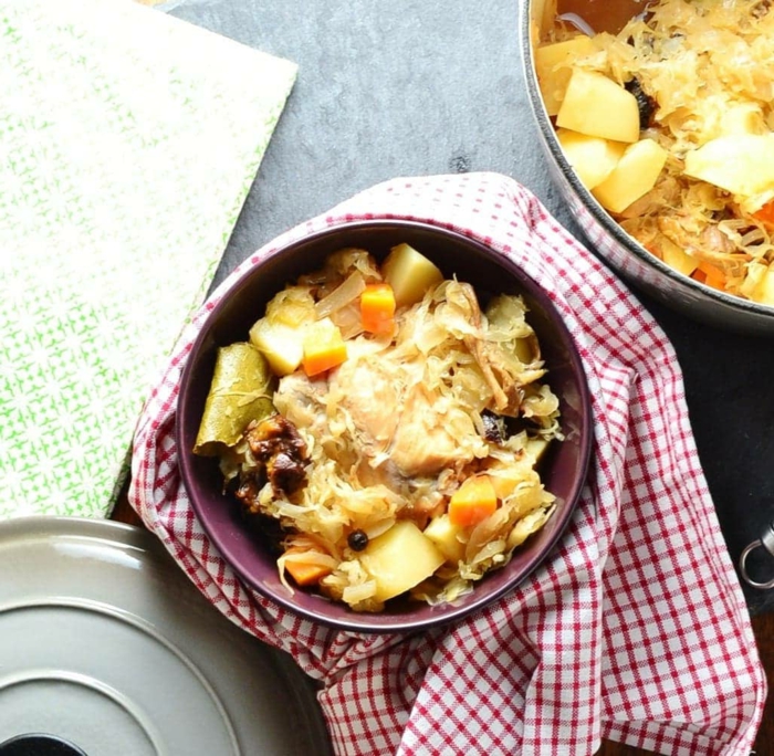 einfache kasserolle mit sauerkraut zubereiten köstliche rezepte ideen gerichte mit hähnchen abendessen ideen