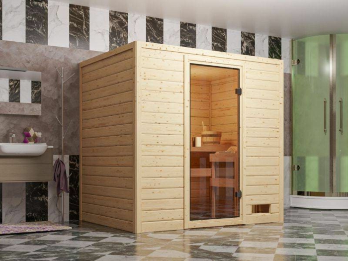 indoor sauna für zuhause kaufen inrofmationen glastür badezimmer schwarze und weiße fliessen