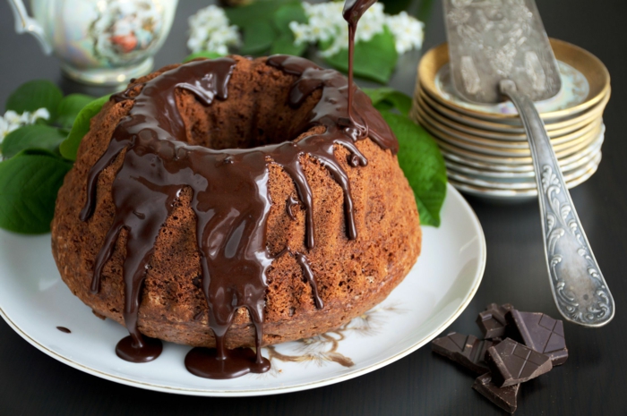 nachtisch rezepte ideen schokoladenkuchen mit sauerkraut gerichte bundt kuchen backen leckere desserts mit schokolade
