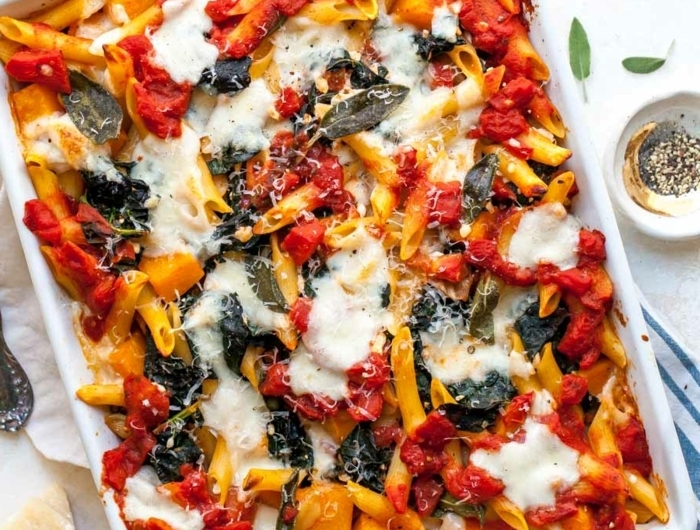 pasta rezepte schnell gemacht kasserolle backen die besten ideen gericht mit tomaten und käse leckeres mittagessen