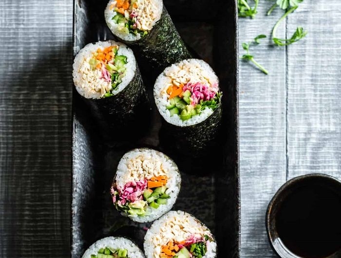 sushi reis machen leckeres patyessen fingerfood ideen essen für gäste