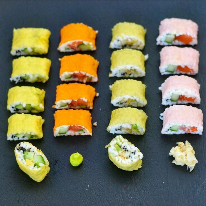 sushi reis machen regenbogen sushi rezept einfach schritt für schritt zubereitung
