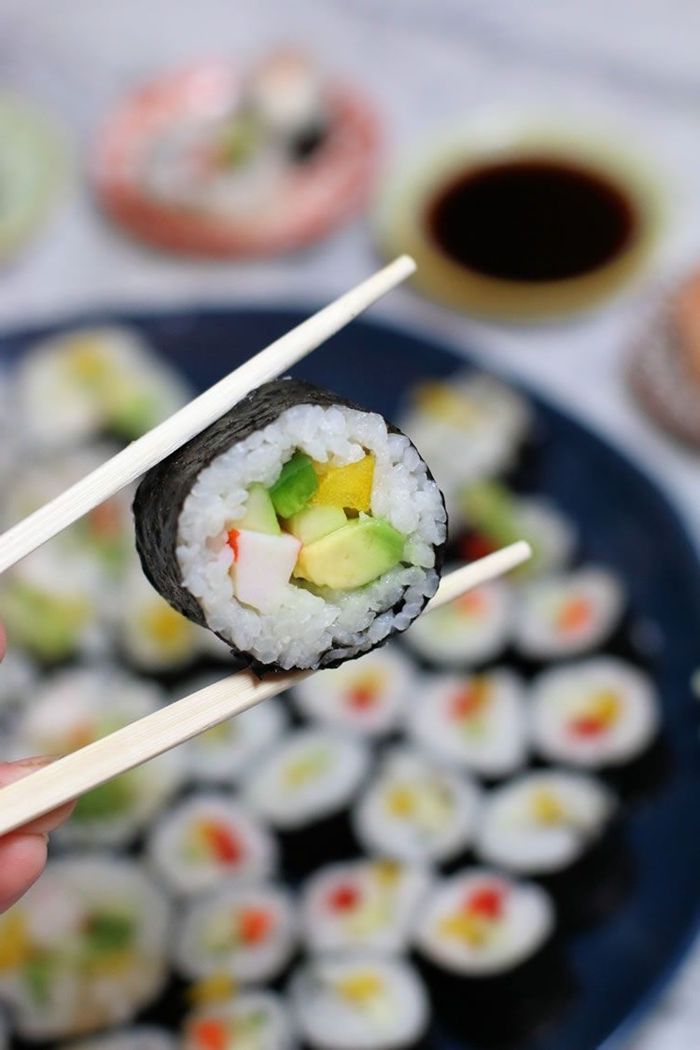 sushi reis selber machen schritt für schritt fingerfood für party japanische küche