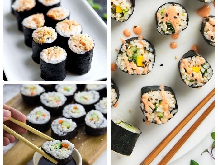 sushi selber machen fingerfood für party partyessen ideen rezepte mit reis