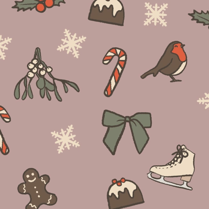 weihnachten motive schlittschuhe männchenkekse schneeflocken schleifen adventsbilder kostenlos herunterladen handy wallpaper