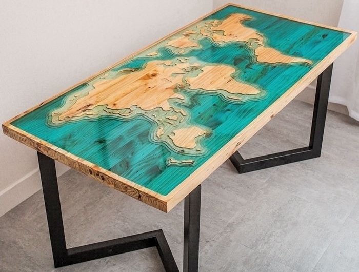 epoxy river table die erdstücke einzigartiges design massivholztisch tisch aus holz