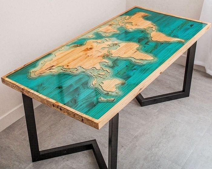 epoxy river table die erdstücke einzigartiges design massivholztisch tisch aus holz
