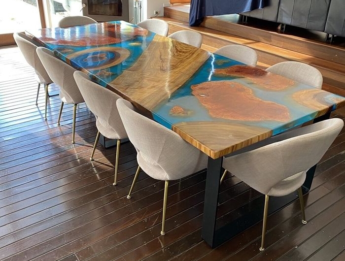 epoxy river table selber bauen tisch machen schritt fr schritt einzigartige möbelstücke