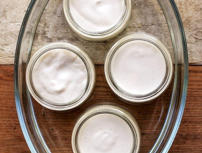 griechischen joghurt selber machen vegan gesund rezept mit mandelmilch
