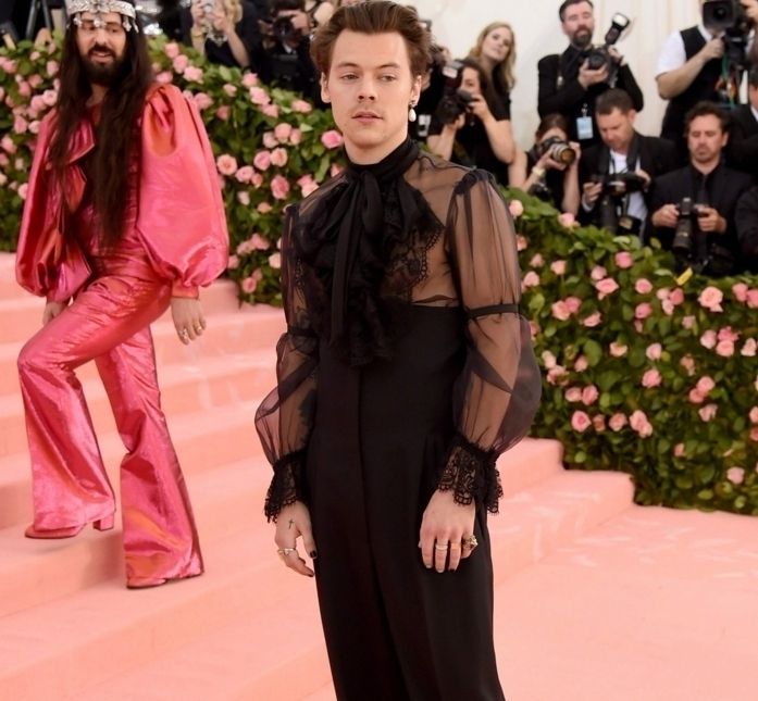 inspiration harry styles style inspo fashion met gala 2019 alessandro michele gucci outfit