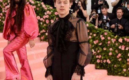 inspiration harry styles style inspo fashion met gala 2019 alessandro michele gucci outfit