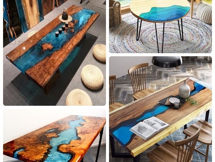 tisch mit epoxidharz bauen anleitung exklusive möbelstücke aus massivholz und harz