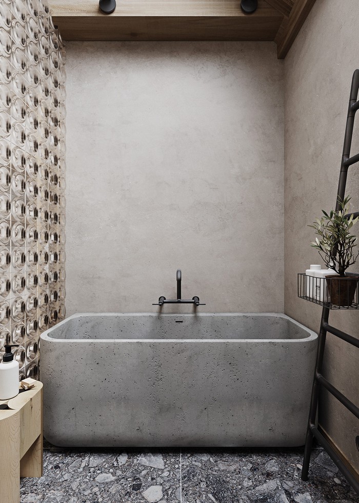 anderes wort für.puristisch wabi sabi wohnen wabi sabi japanische einrichtung badezimmer japanischer einrichtungsstil betonvanne steinwände in grau marmorboden