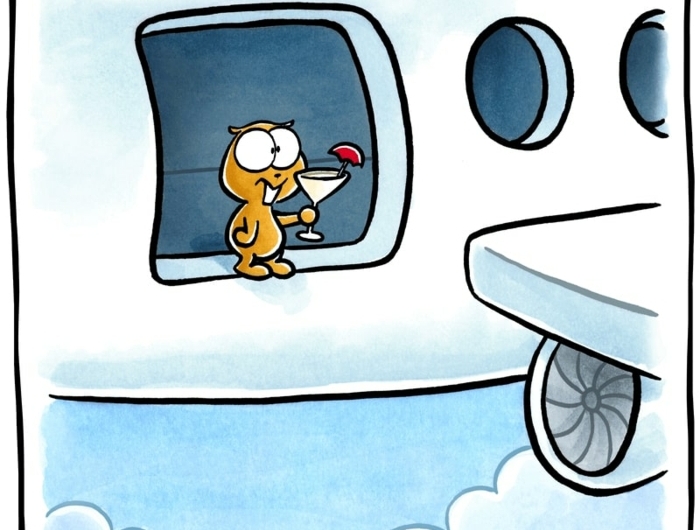 comic bild eichhörnchen mit cocktail springt aus einem flugzeug lustige bilder kostenlos zum totlachen