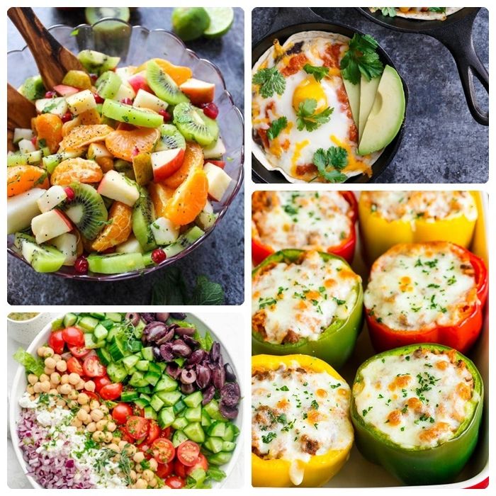 louwen diät rezepte und ideen gesund essen in der schwangerschaft salat gefüllte paprika