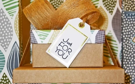 persönliches geschenk eltern beschenken auswählen box mit schleife jsut for you karte