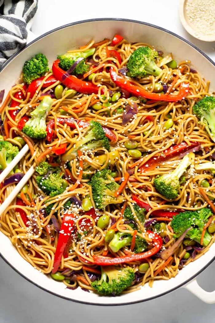 rezepte mit nudeln einfach und schnell abendessen ideen pasta mit gemüse